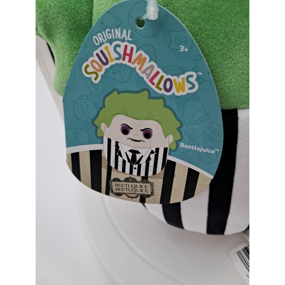 Squishmallow Official Kellytoy‎ Beetlejuice, 8 Inch Plush Doll - Picture 5 of 7